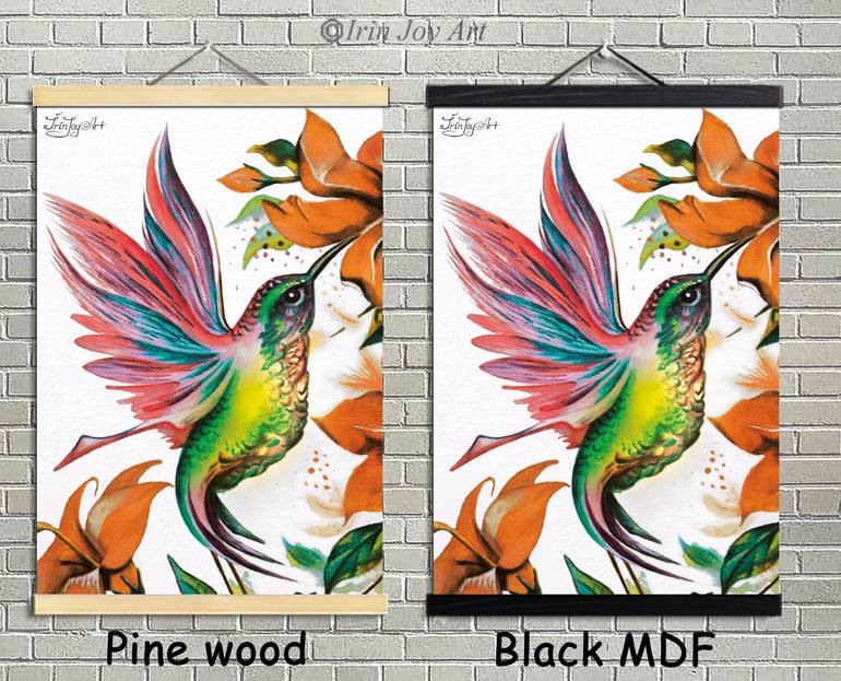 Original Illustration Animal Painting by Irinjoyart Art