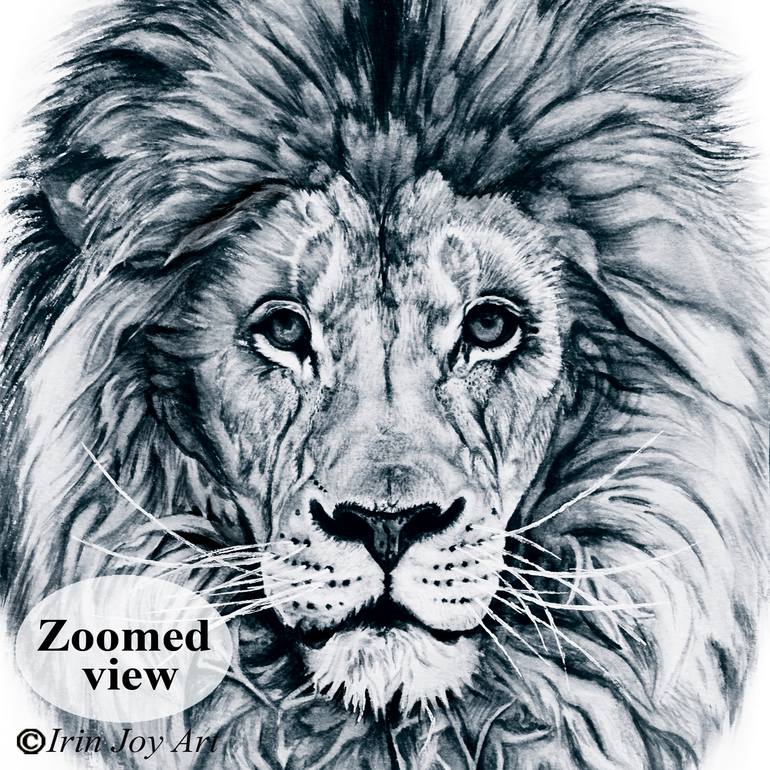 Original Illustration Animal Painting by Irinjoyart Art