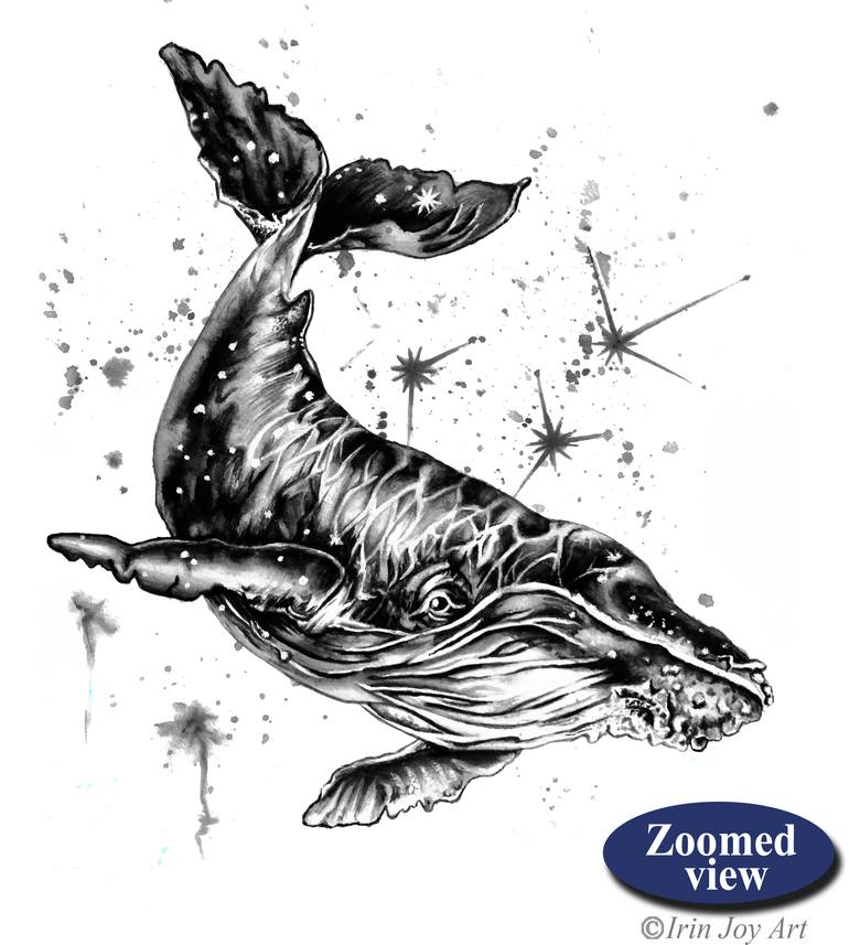 Original Abstract Animal Printmaking by Irinjoyart Art