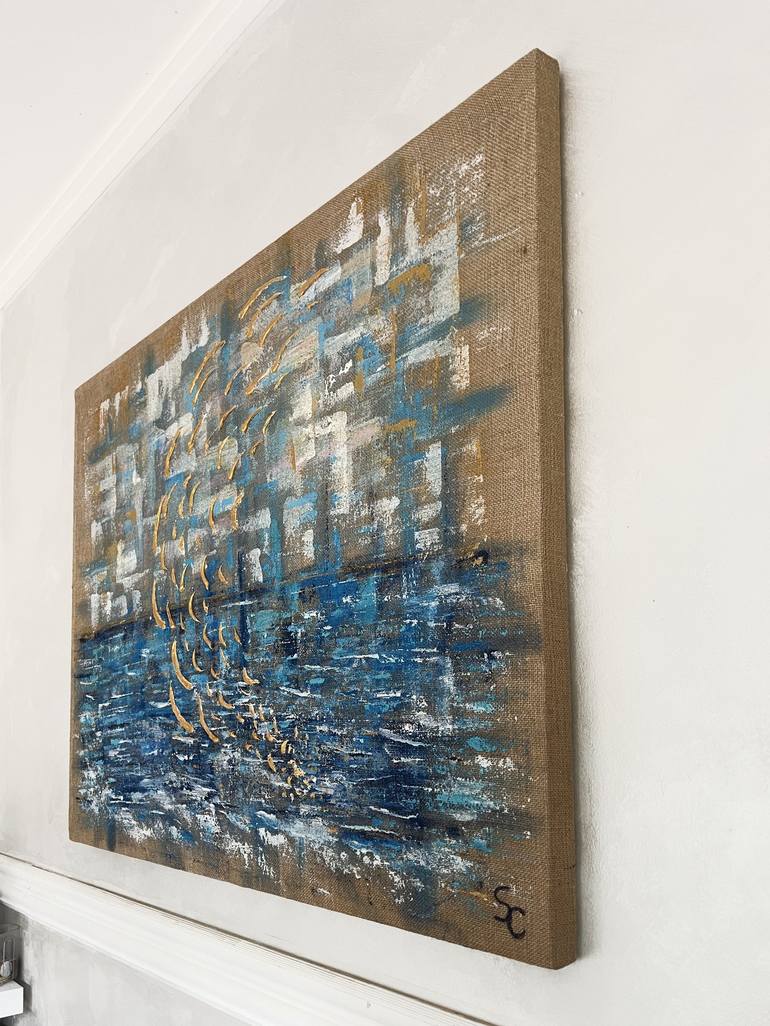 Original Contemporary Abstract Painting by Cinzia Sarcina Momenti D'Arte