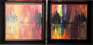 Original Abstract Paintings by Cinzia Sarcina Momenti D'Arte