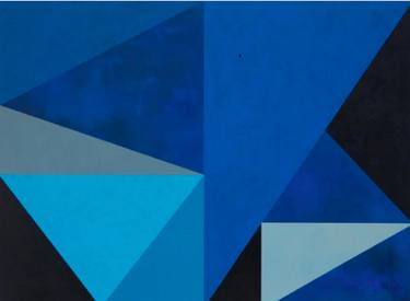 Blue - "Dreamscape" Series No. 03, Canvas Art Print thumb