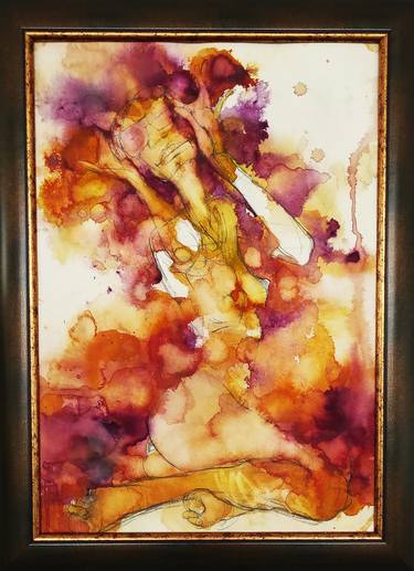 Print of Abstract Erotic Paintings by ArtimaginationShop Gallery