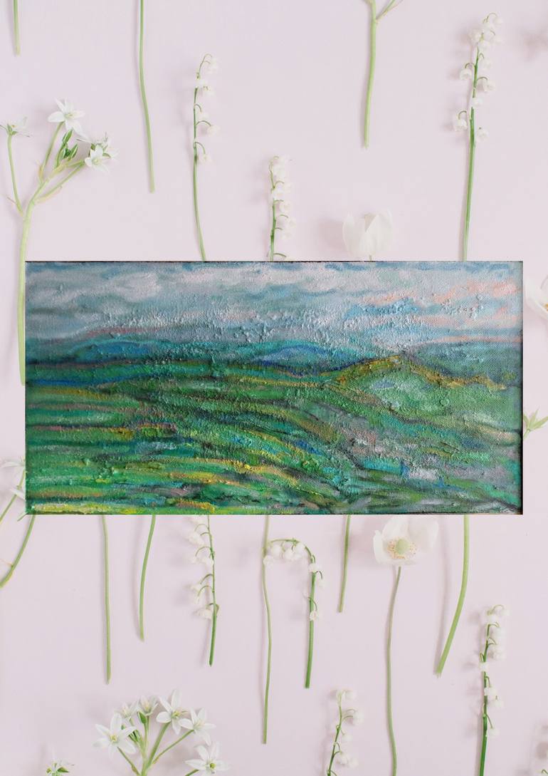 Original Abstract Landscape Painting by ArtimaginationShop Gallery