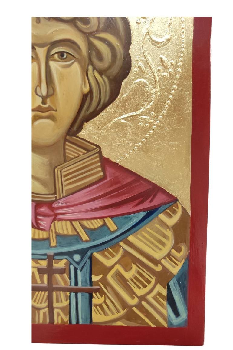 Original Art Deco Religion Painting by ArtimaginationShop Gallery