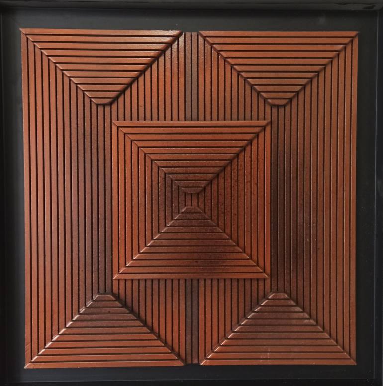 Original Art Deco Geometric Sculpture by ArtimaginationShop Gallery