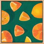 Citrus Fiesta Teal by Yani Lenehan
