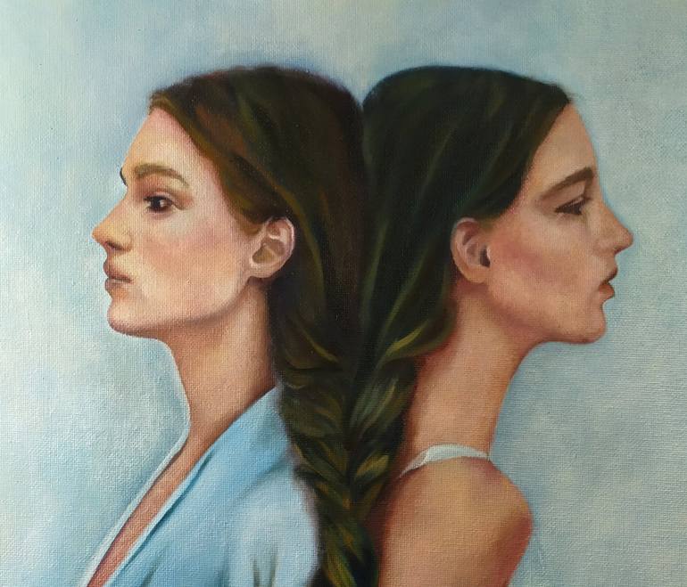 Original Figurative People Painting by Veronica Ciccarese