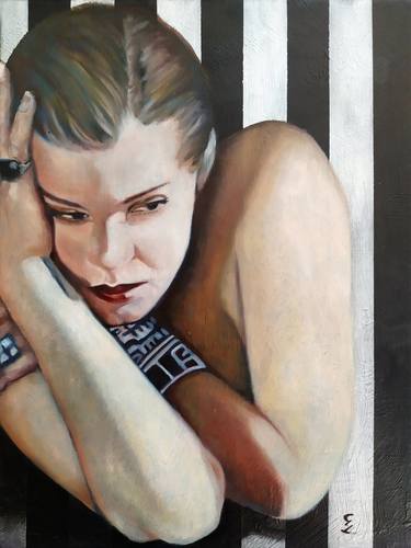 Original Figurative Women Paintings by Veronica Ciccarese