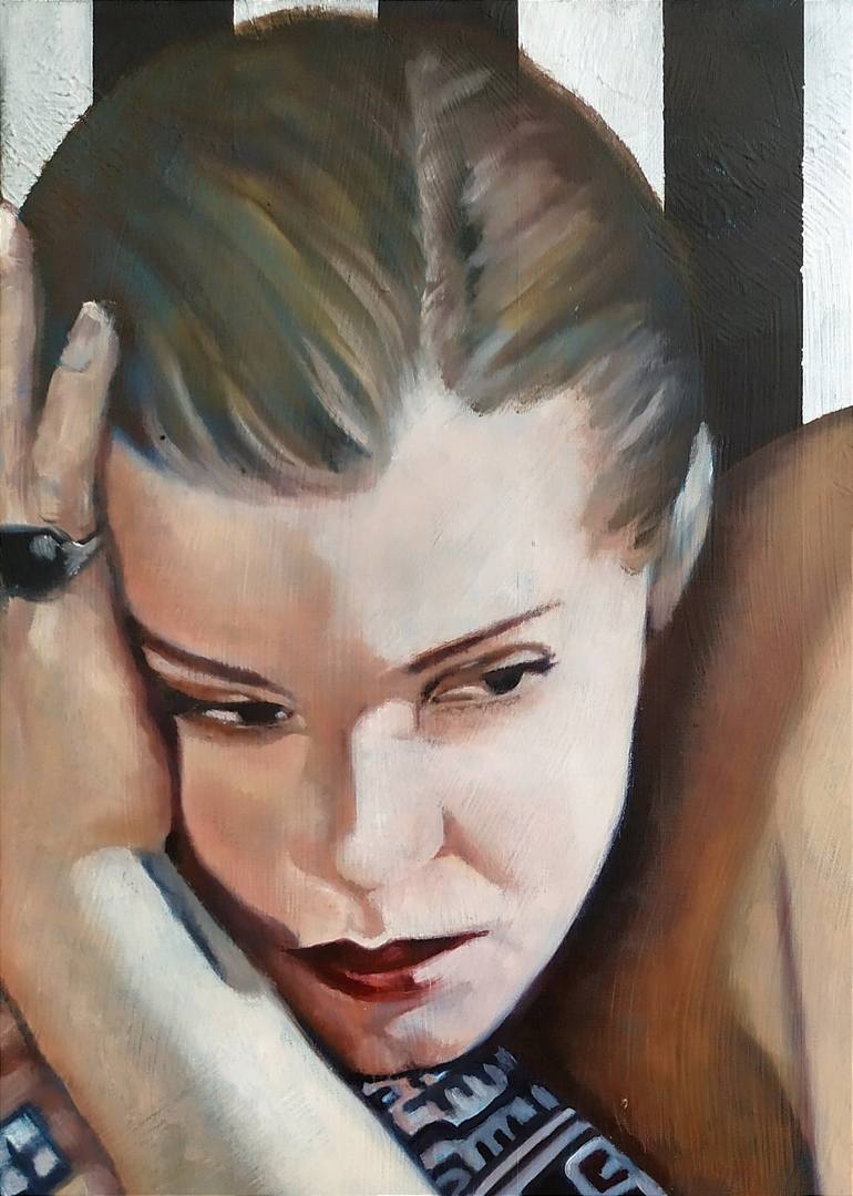 Original Women Painting by Veronica Ciccarese