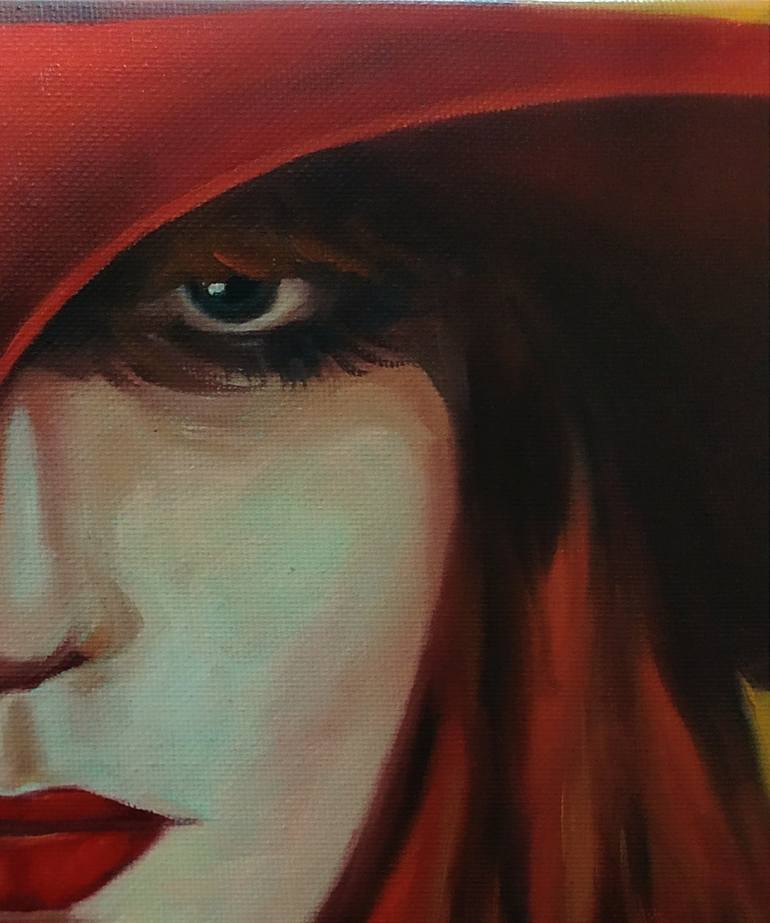 Original Portraiture Women Painting by Veronica Ciccarese