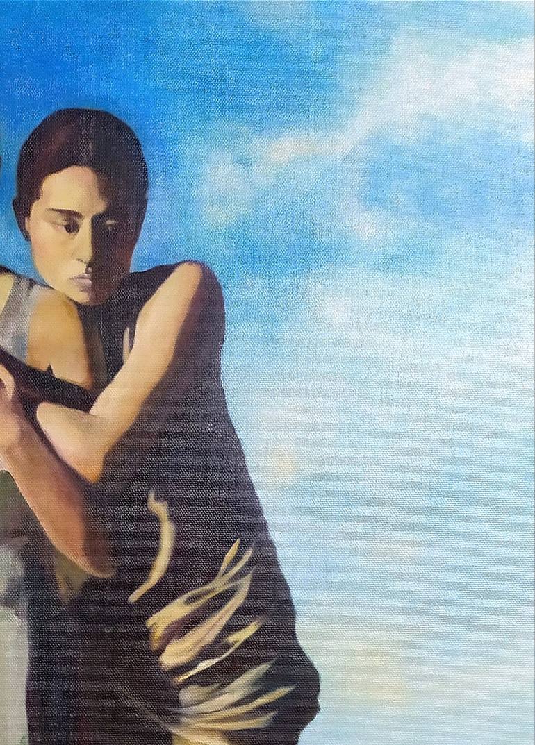 Original Figurative Women Painting by Veronica Ciccarese