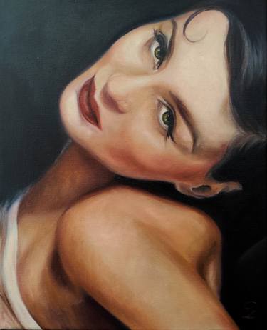 Original Figurative Women Paintings by Veronica Ciccarese