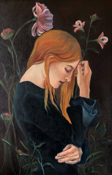 Original Figurative Women Paintings by Veronica Ciccarese