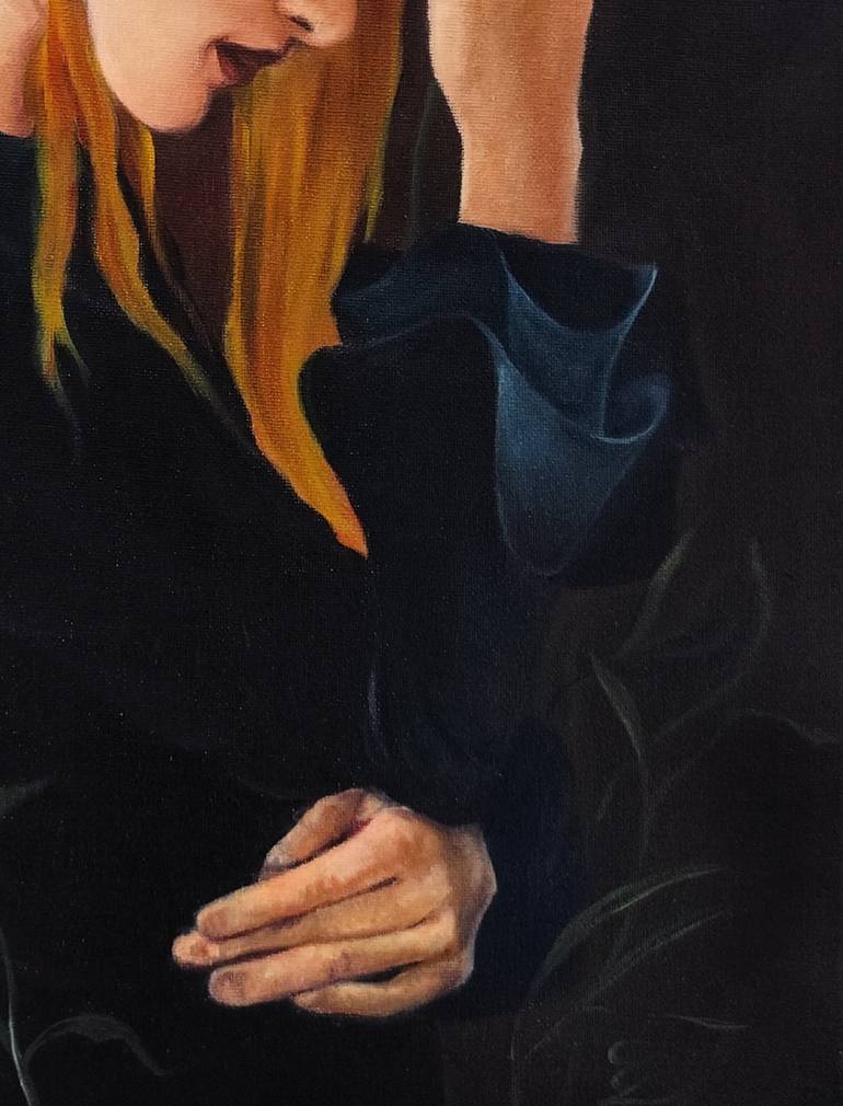 Original Figurative Women Painting by Veronica Ciccarese