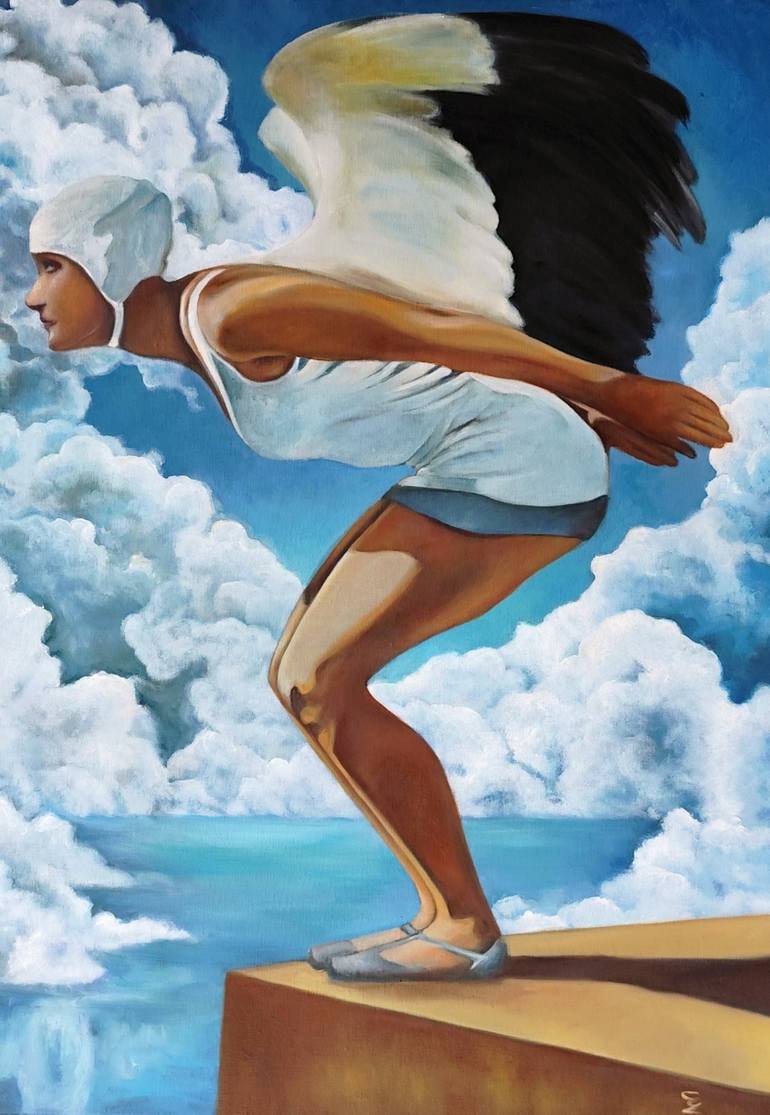 Original Surrealism Women Paintings by Veronica Ciccarese