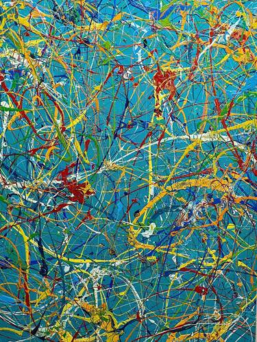 Original Abstract Expressionism Abstract Paintings by John Kotos