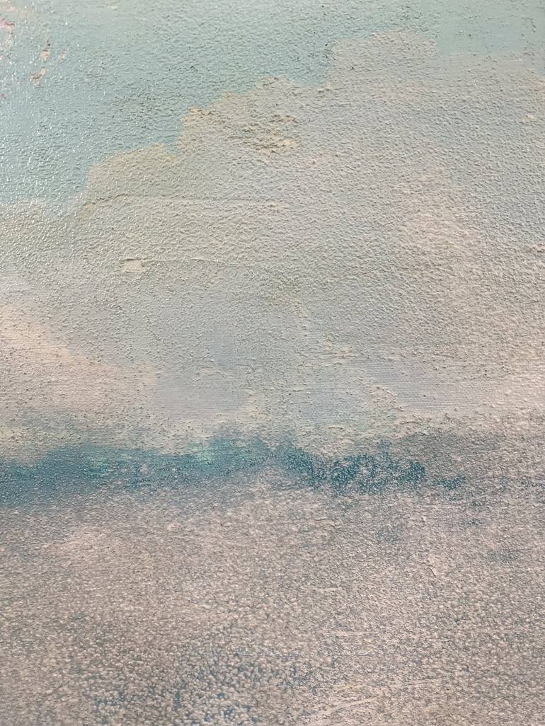 Original Abstract Beach Painting by Katherine Sizemore