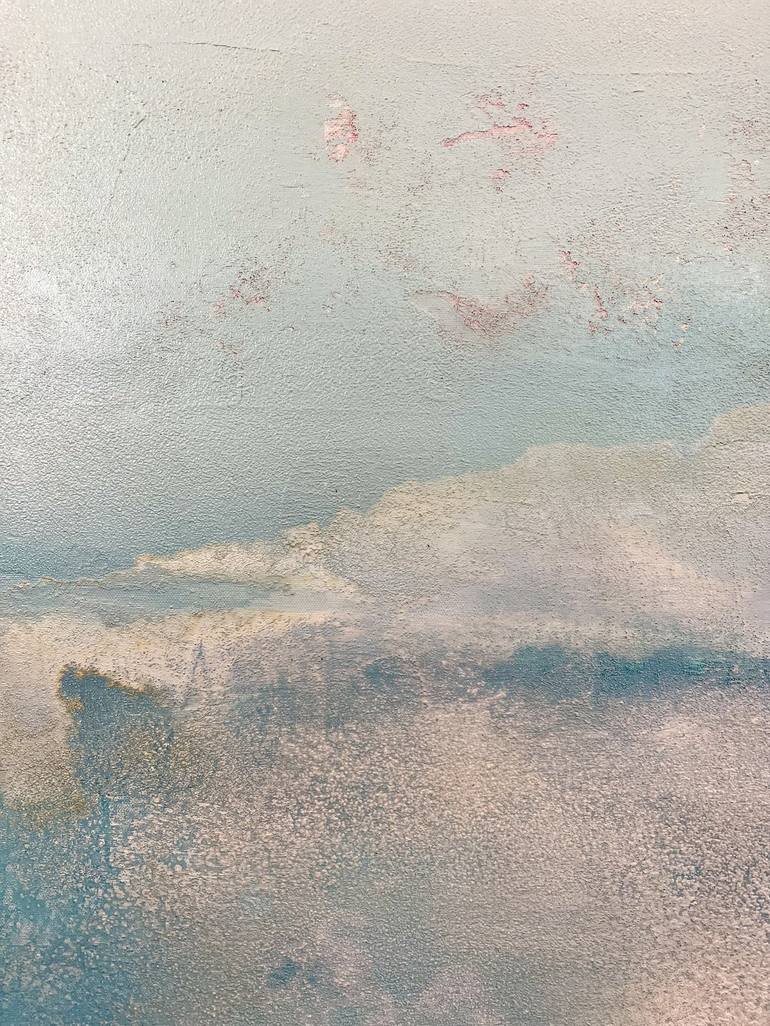 Original Abstract Beach Painting by Katherine Sizemore