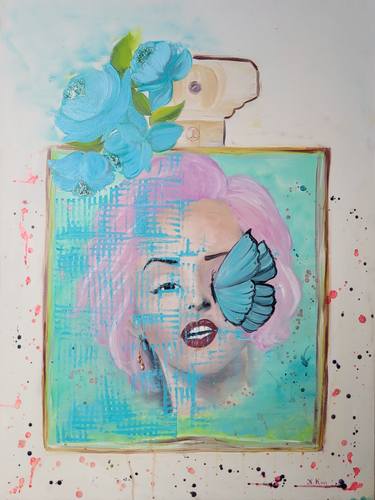 Original Women Paintings by natia kanelis