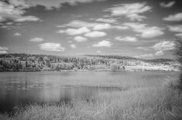 Moving clouds on the lake  - thumb