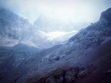 Glacier in the mist  - thumb