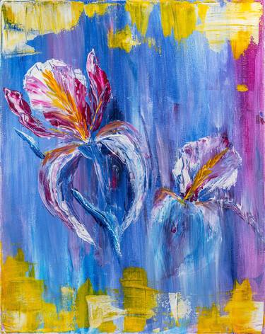 Print of Floral Paintings by Katrin Appleseen