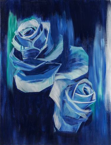 Print of Figurative Floral Paintings by Katrin Appleseen