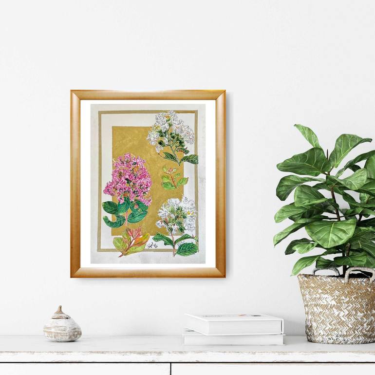 Original Illustration Botanic Painting by Payel Mallik