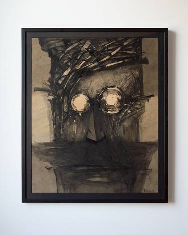Original Abstract People Mixed Media by Alexander Makohon