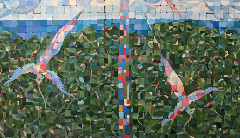 Original Contemporary Nature Painting by Eliana Pinzón