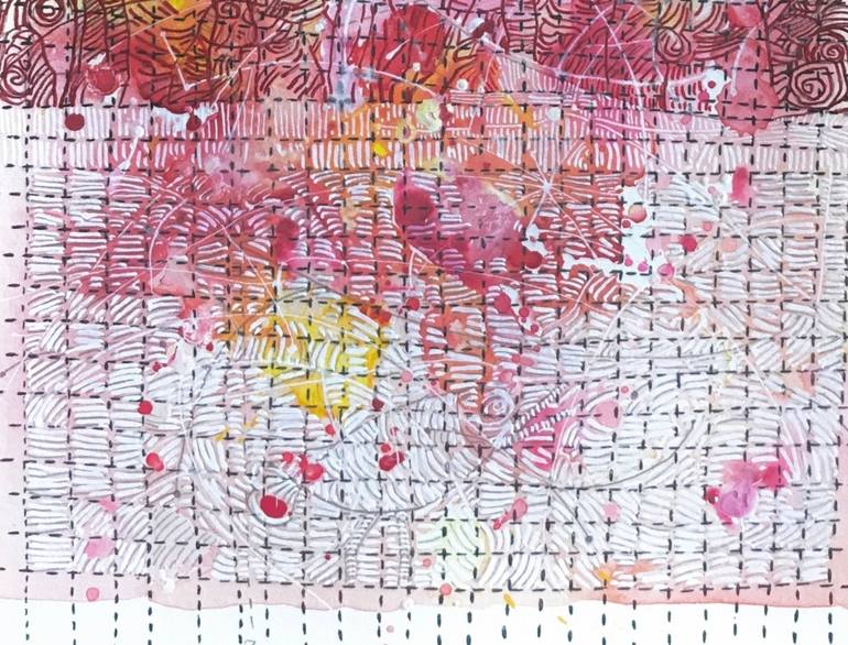 Original Contemporary Abstract Drawing by Eliana Pinzón