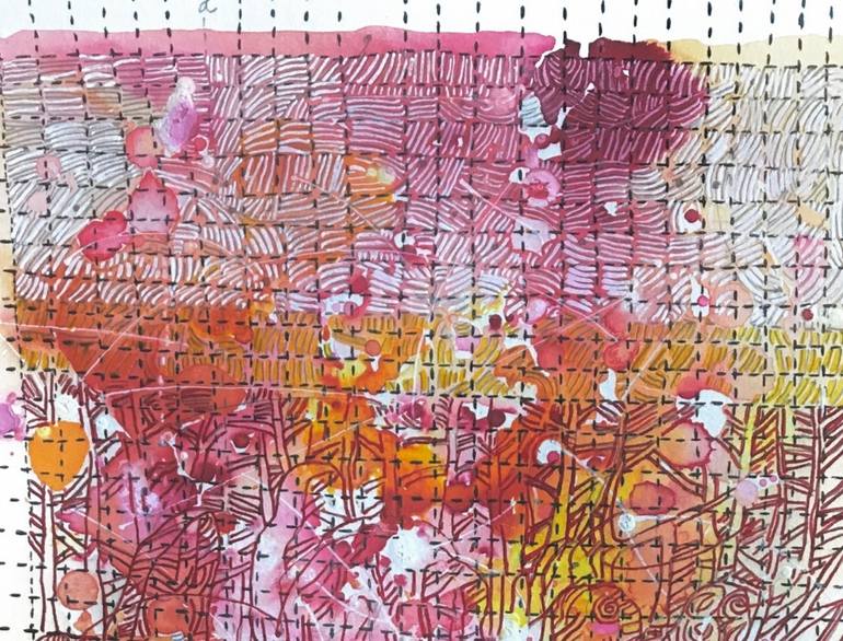 Original Contemporary Abstract Drawing by Eliana Pinzón
