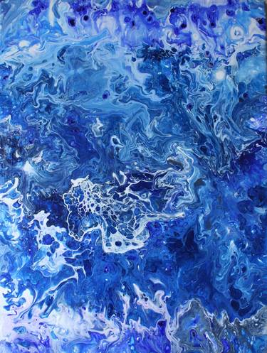 Original Abstract Water Paintings by Milena Sophie Kuse