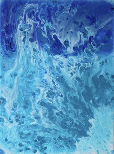 Original Abstract Water Paintings by Milena Sophie Kuse