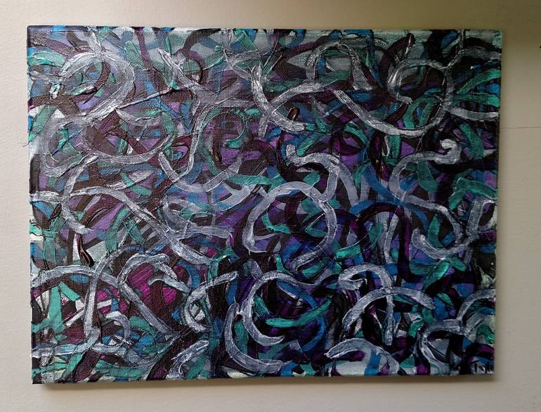 Original Abstract Expressionism Abstract Painting by Kate Taylor