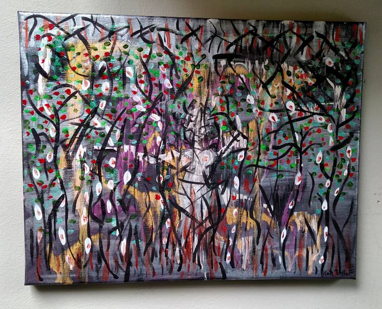 Original Abstract Expressionism Abstract Painting by Kate Taylor