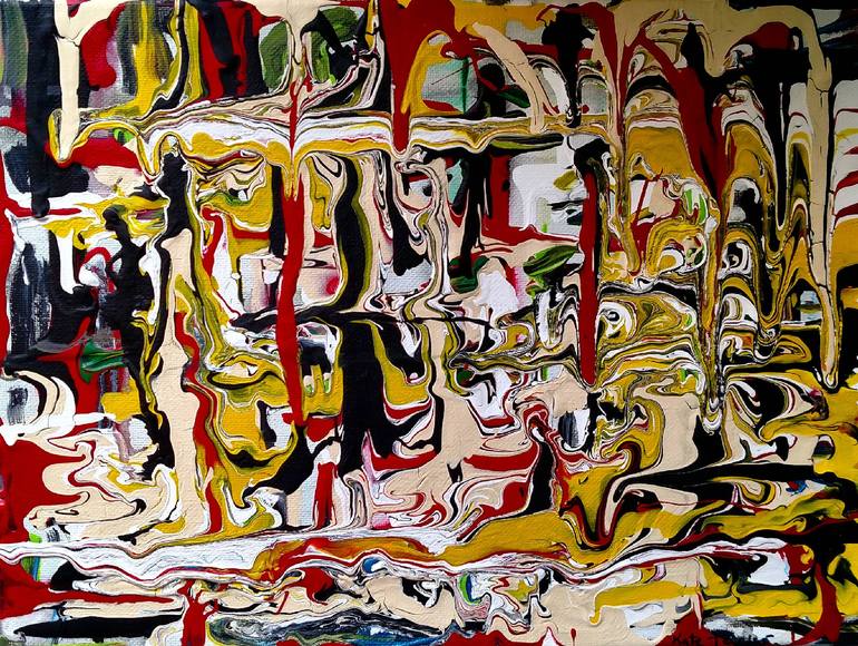 Print of Abstract Expressionism Abstract Paintings by Kate Taylor