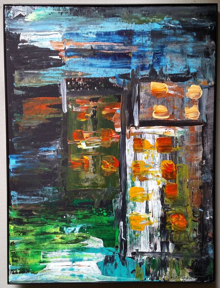 Original Abstract Expressionism Abstract Painting by Kate Taylor