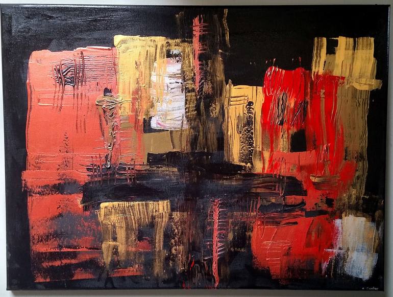 Original Abstract Expressionism Abstract Painting by Kate Taylor