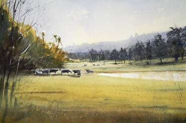 Print of Fine Art Landscape Paintings by Francis Lee