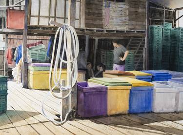 Original Rural life Paintings by Francis Lee