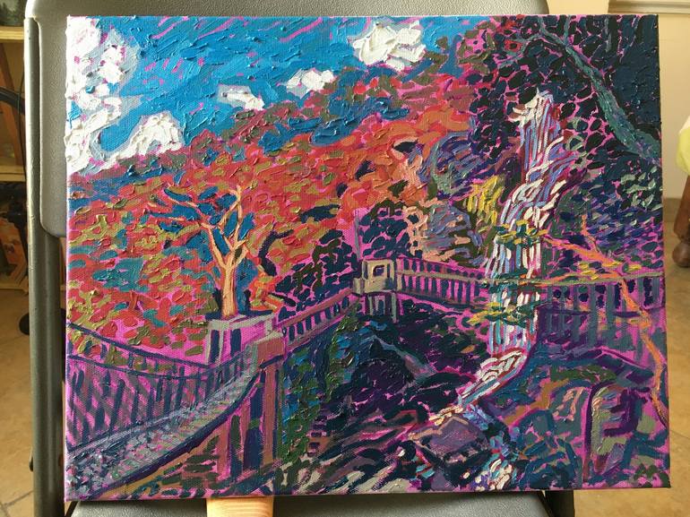 Original Impressionism Landscape Paintings by Nancy Okang
