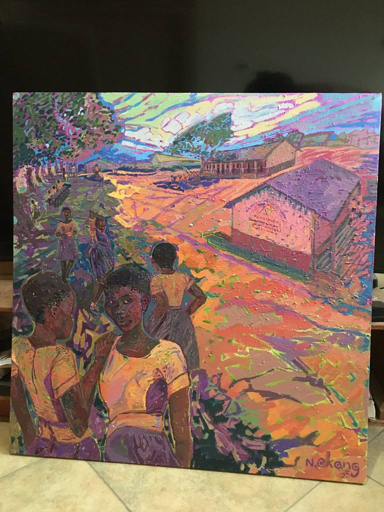 Original Contemporary People Paintings by Nancy Okang