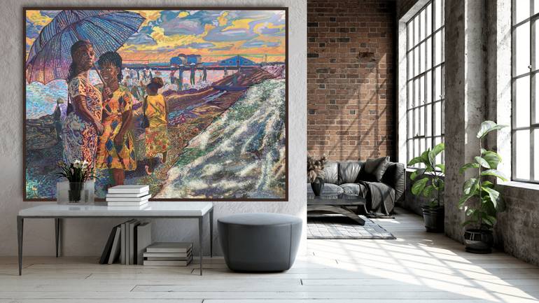Original Contemporary People Painting by Nancy Okang