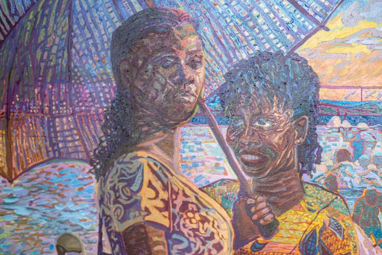 Original Contemporary People Painting by Nancy Okang