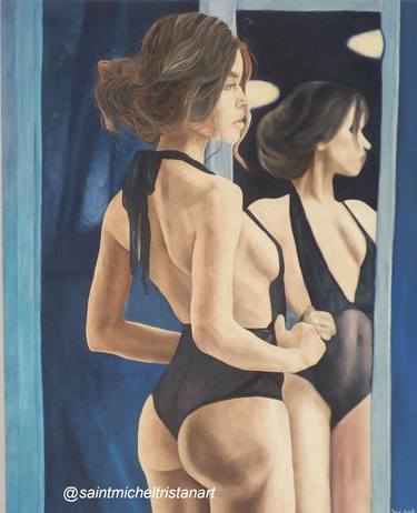 Original Contemporary Nude Paintings by Tristan SAINT MICHEL