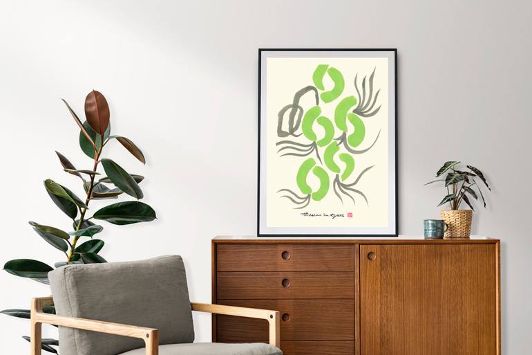 Original Figurative Abstract Painting by Paris Kyoto