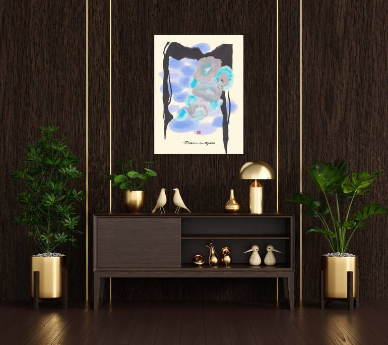 Original Figurative Abstract Painting by Paris Kyoto