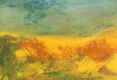 Original Abstract Expressionism Landscape Printmaking by Nieves Castillo Elizalde